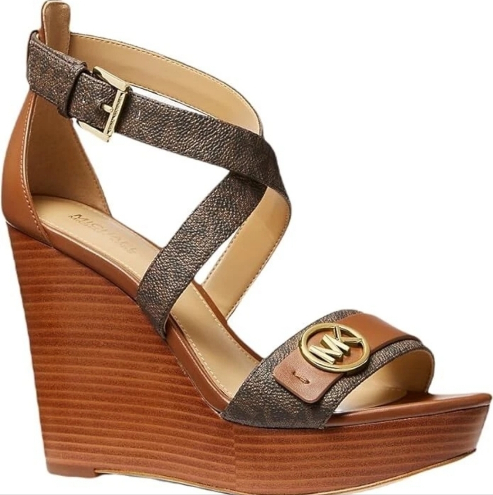 Michael Kors "Carmen" Wedge Sandals